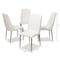 Baxton Studio Chandelle Modern White Faux Leather Upholstered Dining Chair 146-8793 - alternate 5